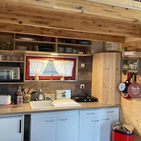 La P'Tite Maison Bois Du Herisson Menetrux-en-Joux Buitenkant foto